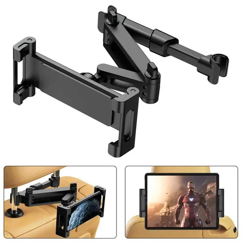 Car Tablet Holder, Headrest Tablet Mount Headrest Stand Cradle Compatible With Devices For IPad Air Mini, Other 4.7-12.9" Cell Vue