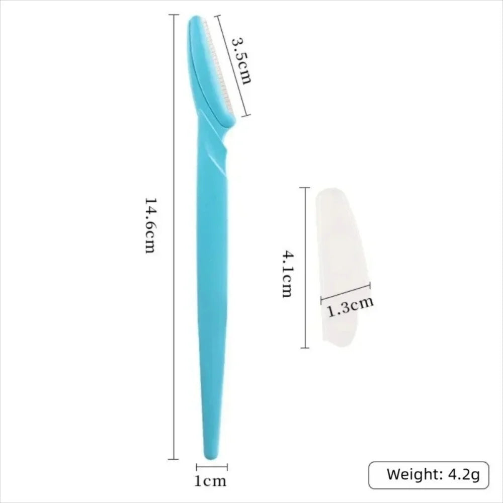 3Pcs Safe Eyebrow Razor Portable Facial Shaver Blades Multifunctional Face Body Hair Remover Women Eyebrow Shaping Makeup Tools Vue