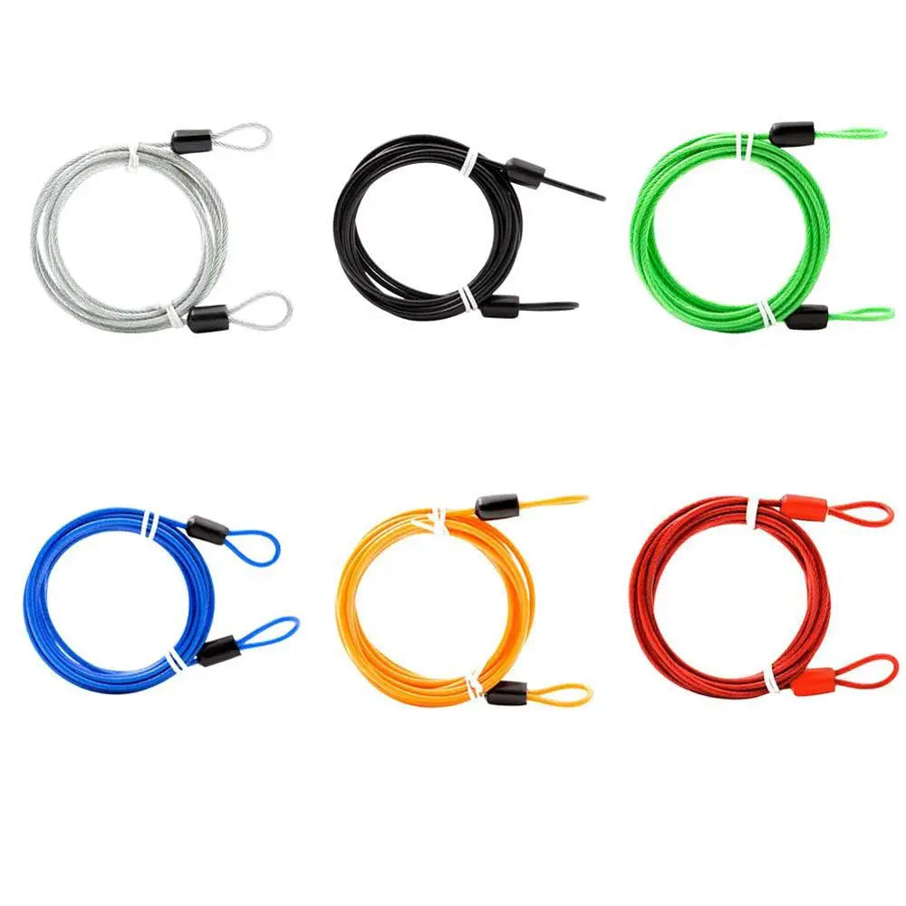 Security Safety Bicycle Security Loop Lock Rope Steel Wire Rope Road Bike Bicycle Lock Wire Strong Steel Cable Lock Vue