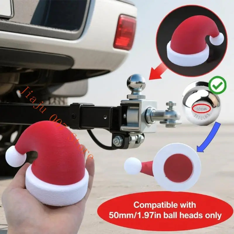 Christmas Hat Car Trailer Hitch Decoration – Reusable & Festive Christmas Car Decoration Vue