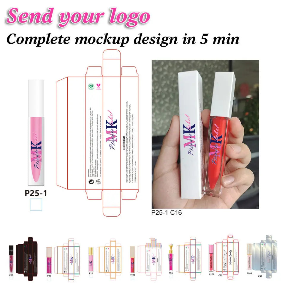 Lip Gloss Wholesale Vegan Waterproof Plumping Glitter Custom Logo Lip Plumper Glossy Vendor Pink Lipgloss Private Label Vue