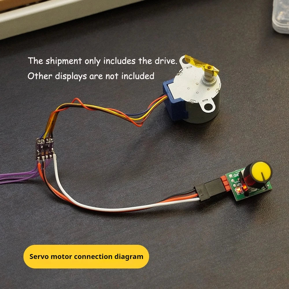 1PCS Mini Stepper Motor Driver Electronic Speed Controller 3.3-12V Servo Motor Controller Drive and Control Integrated Module Vue