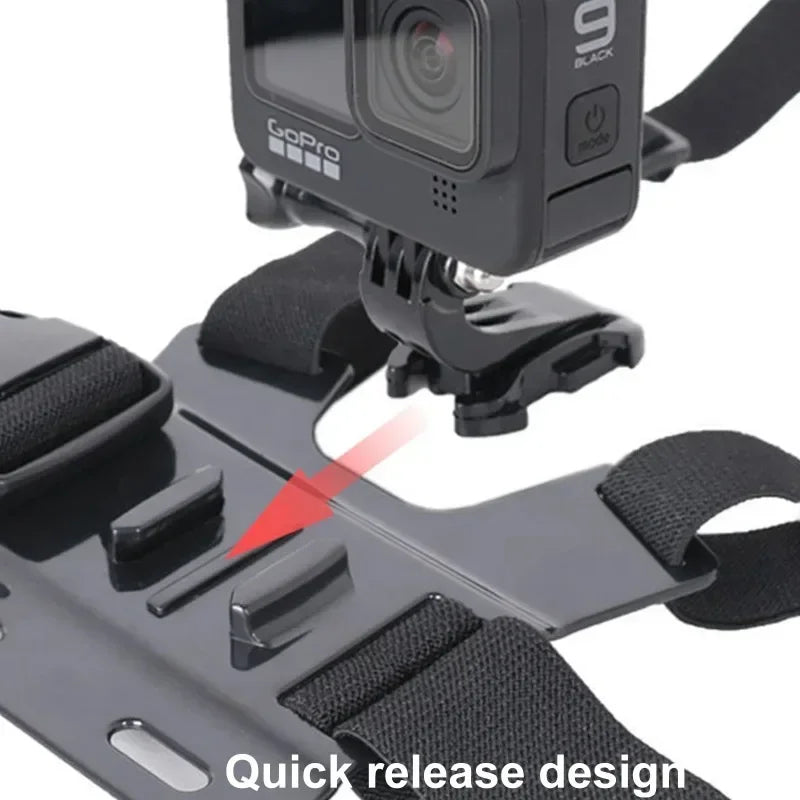 5 in 1 Mobile Phone Chest Strap Mounting Holder First Angle Video Record life Phone Bracket Fixed Live Broadcast Accessories Vue