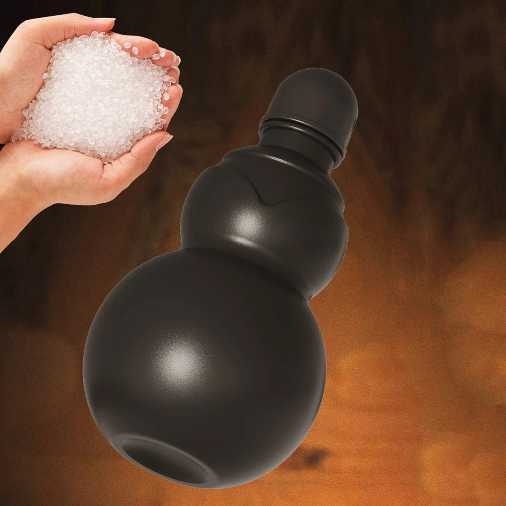 900ml Gourd Shaped Water Bottle | Chinese Retro PC Kettle Gourd Shaped Water Bottle Vue