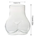 450ml Creative Body Shape Drinking Glass Novelty Butt Cup for Coffee, Milk, Beer, Wine, Cocktails, Fun Home Bar Decor, Gift Idea Vue Clear 450ml
