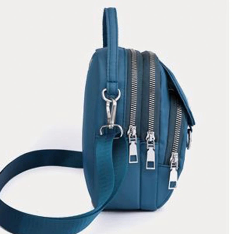 Grace Compact Convertible Crossbody Backpack Solid Tone Lightweight