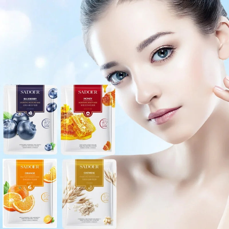 10Pcs Ying Liang Hydrating Facial Mask, Made with a Lightweight and Soft Film Material, Fits Snugly on the Skin, Hydrates and Moisturizes Vue