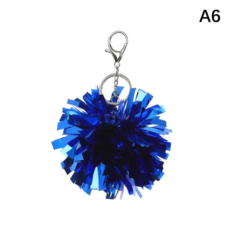 Colorful Cheer Pom Keychains Cheerleader Cheerleading Keyring Charm Vue Other A6