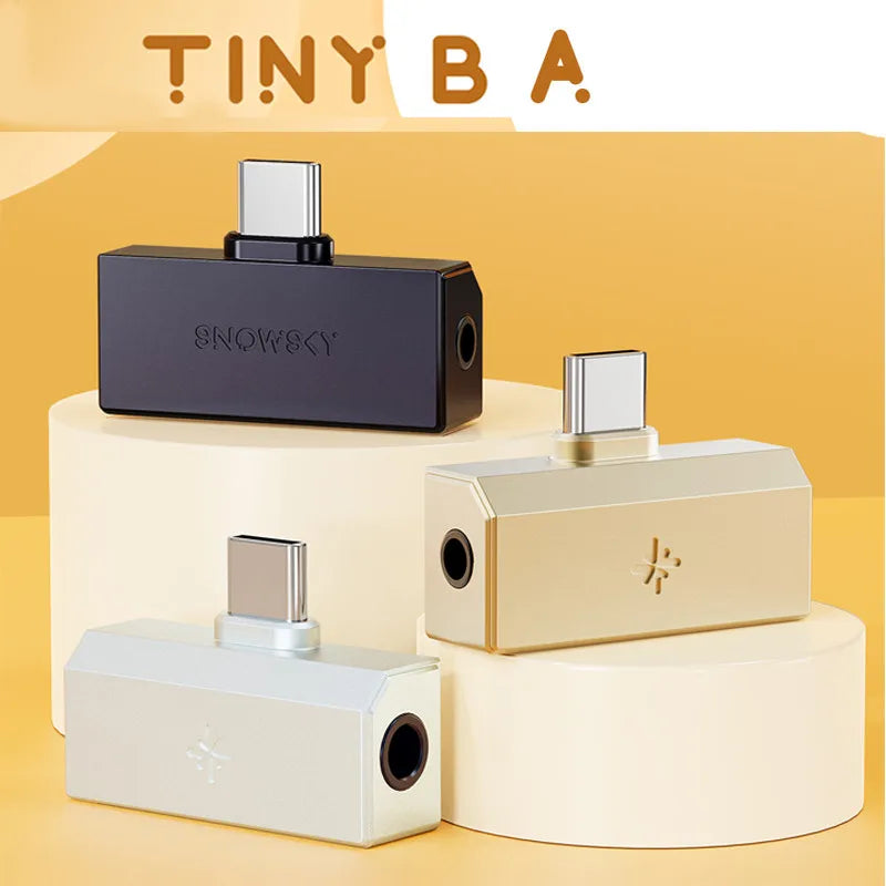 FiiO SNOWSKY Tiny A/B HiFi DAC & Headphone Amp | PCM 384kHz DSD256 Portable DAC Amplifier Vue