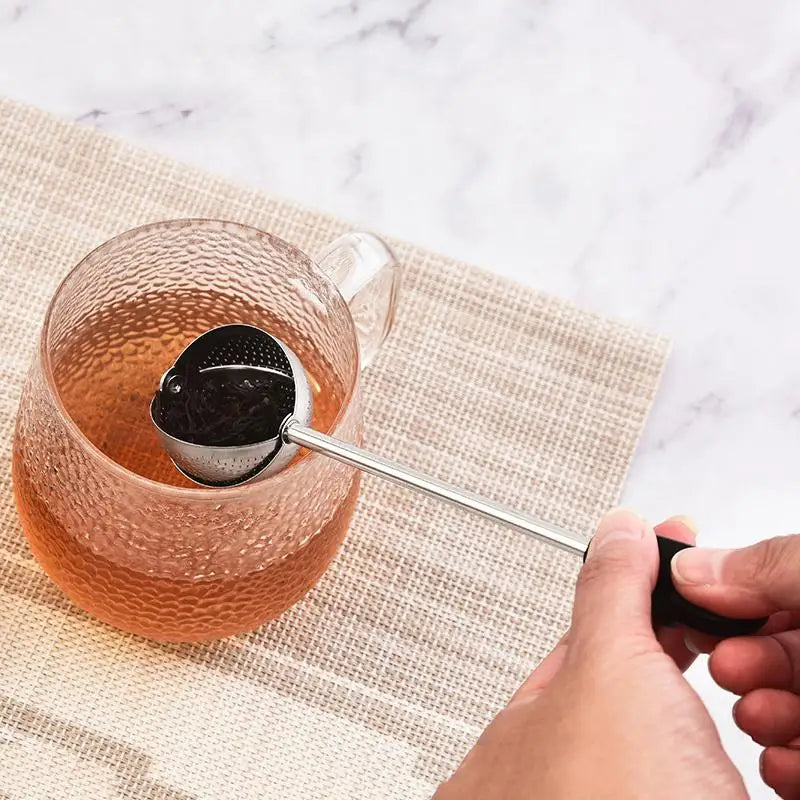 Stainless Steel Mesh Twisting Tea Ball Infuser Loose Leaf Tea Steeper Strainers Reusable Tea Infuser For Loose Tea Coffee Powder Vue