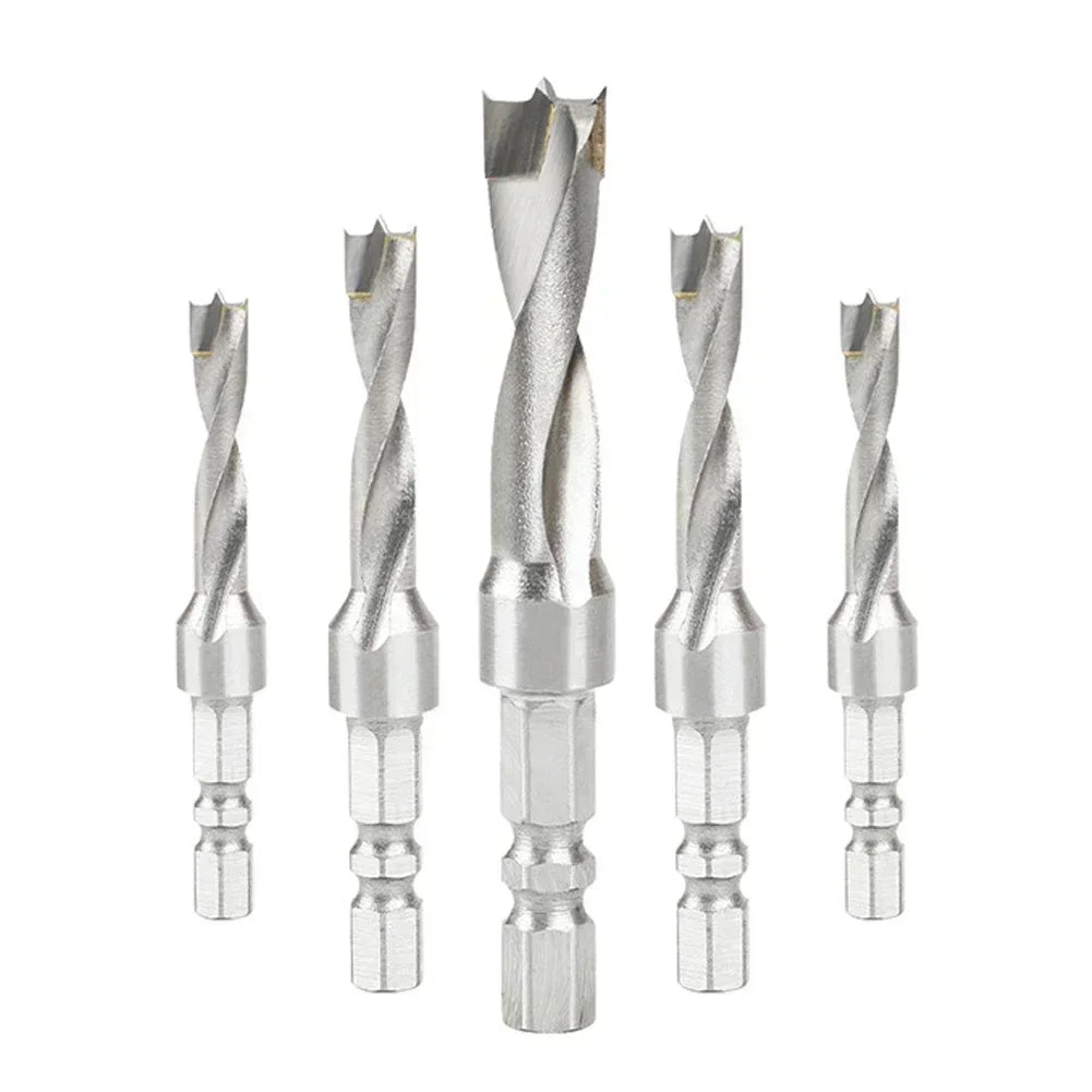 Hexagonal Handle Brad-Point Wood Drill Bit 6.5–10MM Wood Drill Bit Vue