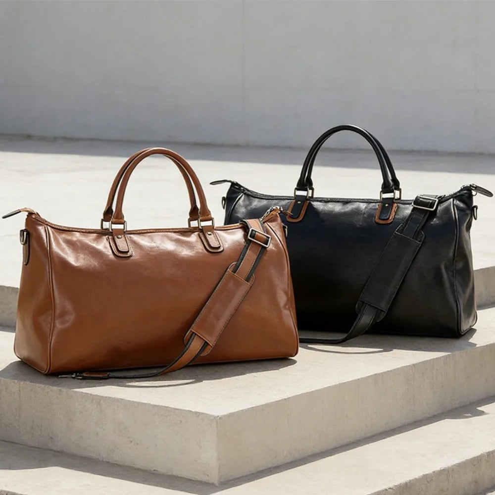 Handbag Men's Large Capacity Luggage Men's High-end Business Oblique Span Short-distance Business Travel Bag Vue
