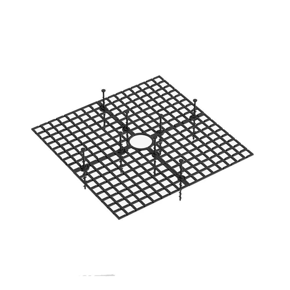 Cuttable Plant Pot Guards Rust-proof Round/Square Flower Pot Cover Multi-use Plastic Plant Protection Mesh Garden Vue Black-30cm-Square