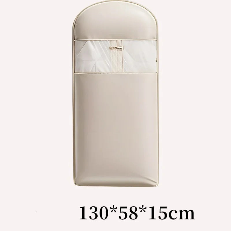 Hanging Down Jacket Compression Storage Bag Visible Dust Cover Household Clothes Organizer for Wardrobe Closet Space Saver Vue Long Style