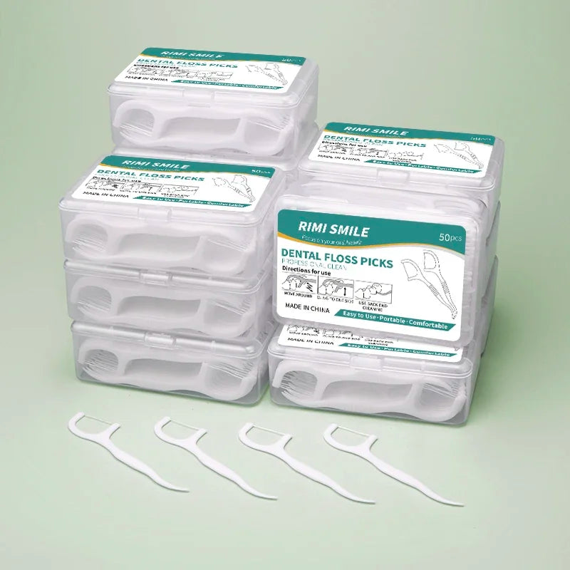 50/150/300/600/1000PCS portableDisposable oral care products,oral care, dental floss, Dental toothpick setfloss and toothpicks Vue