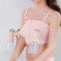 Device Fixed Belt Artifact New Hands Free Breastsucking Bra Breastfeeding Underwear Collection Breastsucking Vue B104 Pink One Size