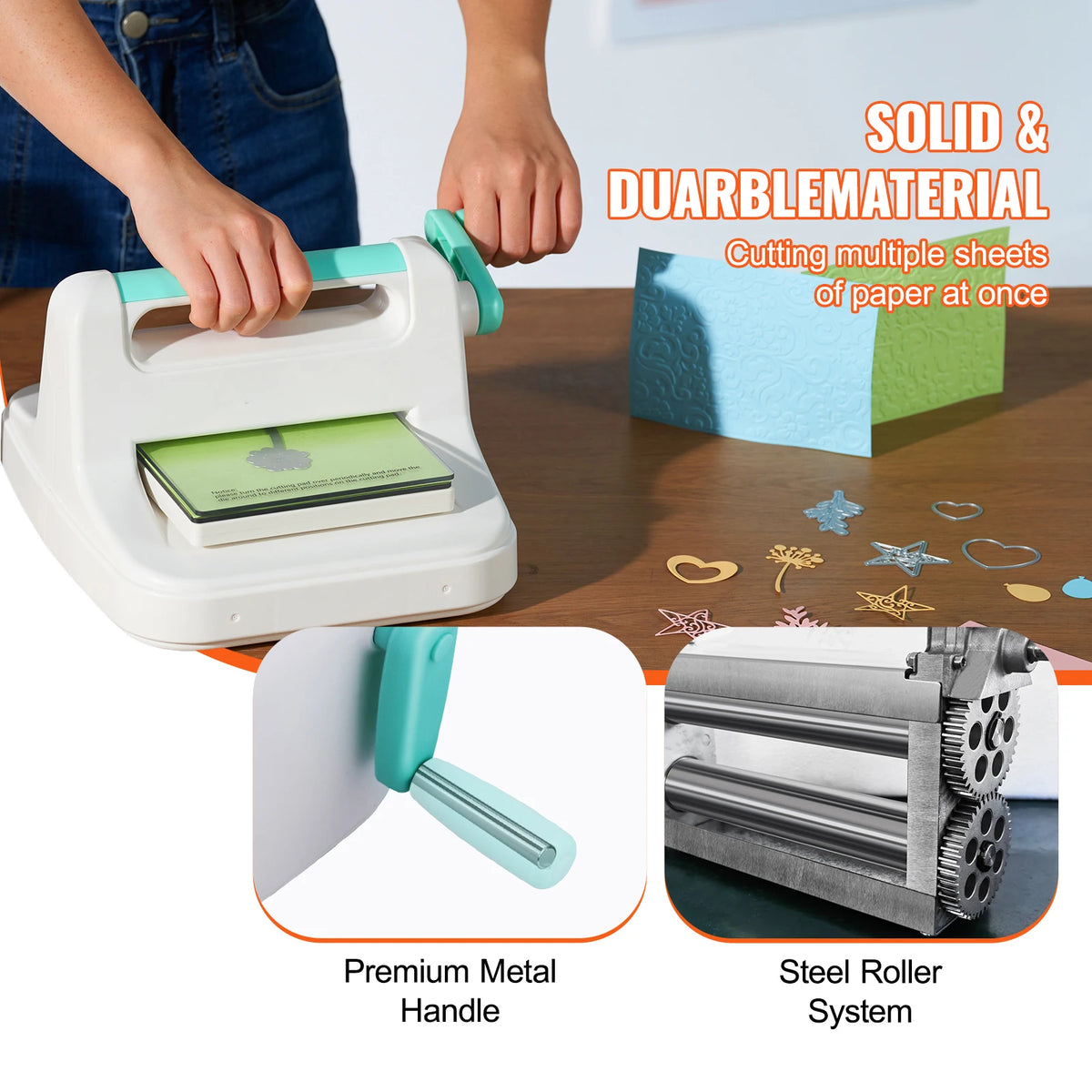 SucceBuy 6/9in Manual Die Cutting Embossing Machine Full Kit Die Cutting Machine Vue