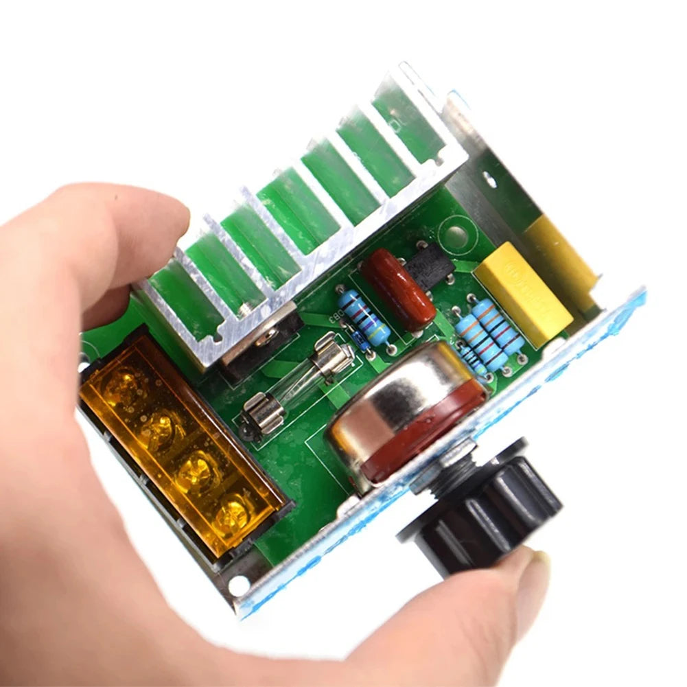 4000W AC 220V Thyristor Voltage Regulator – Speed & Dimmer Voltage Regulator Vue