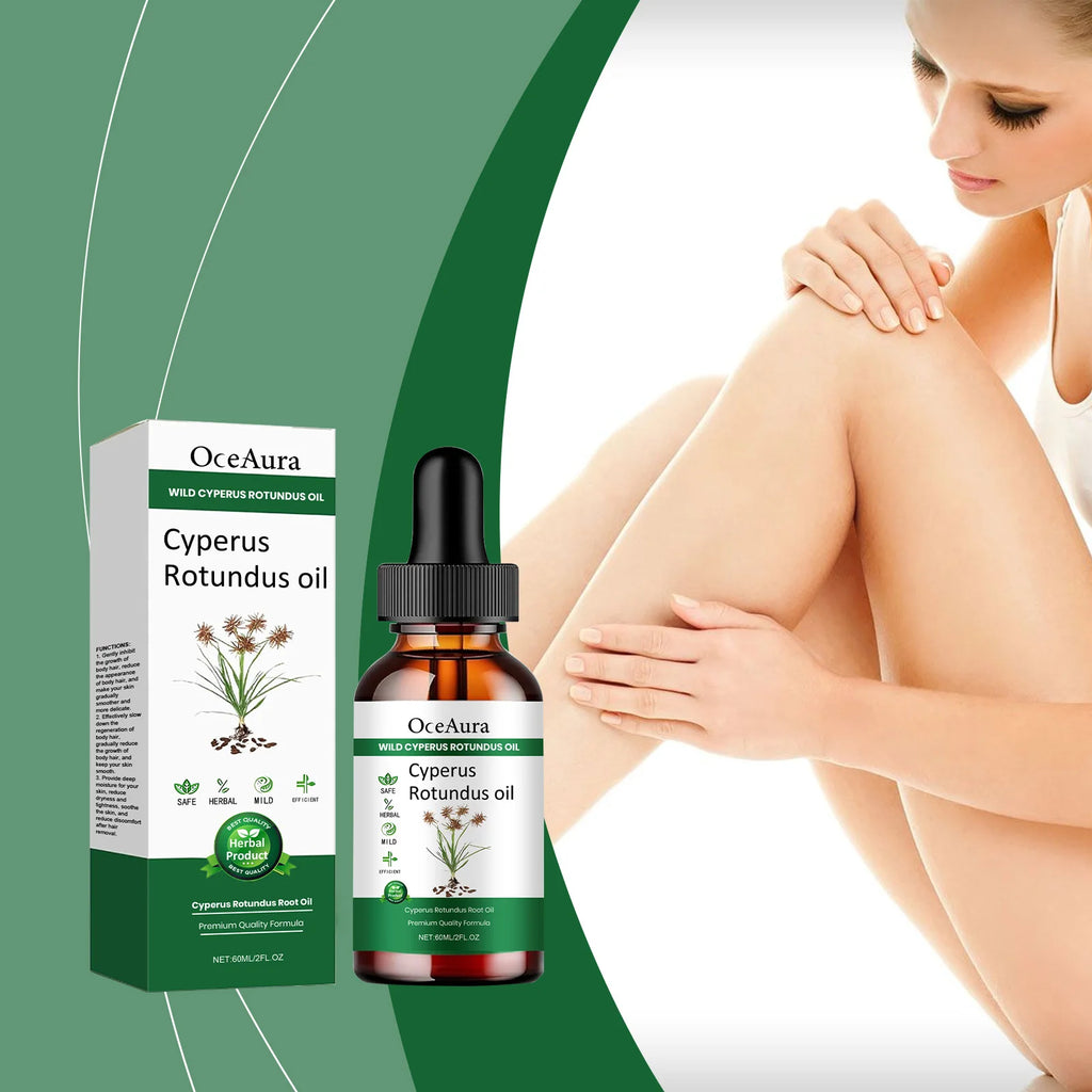 Cyperus Rotundus Hair Removal Care Oil Cyperus Rotundus Plant Oil Body Moisturizing Nourishing Hair Removal Care Oil 60ml Vue