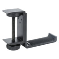 Foldable Under-Desk Headset Holder | Adjustable Clamp Mount Headset Stand Vue Black China Mainland