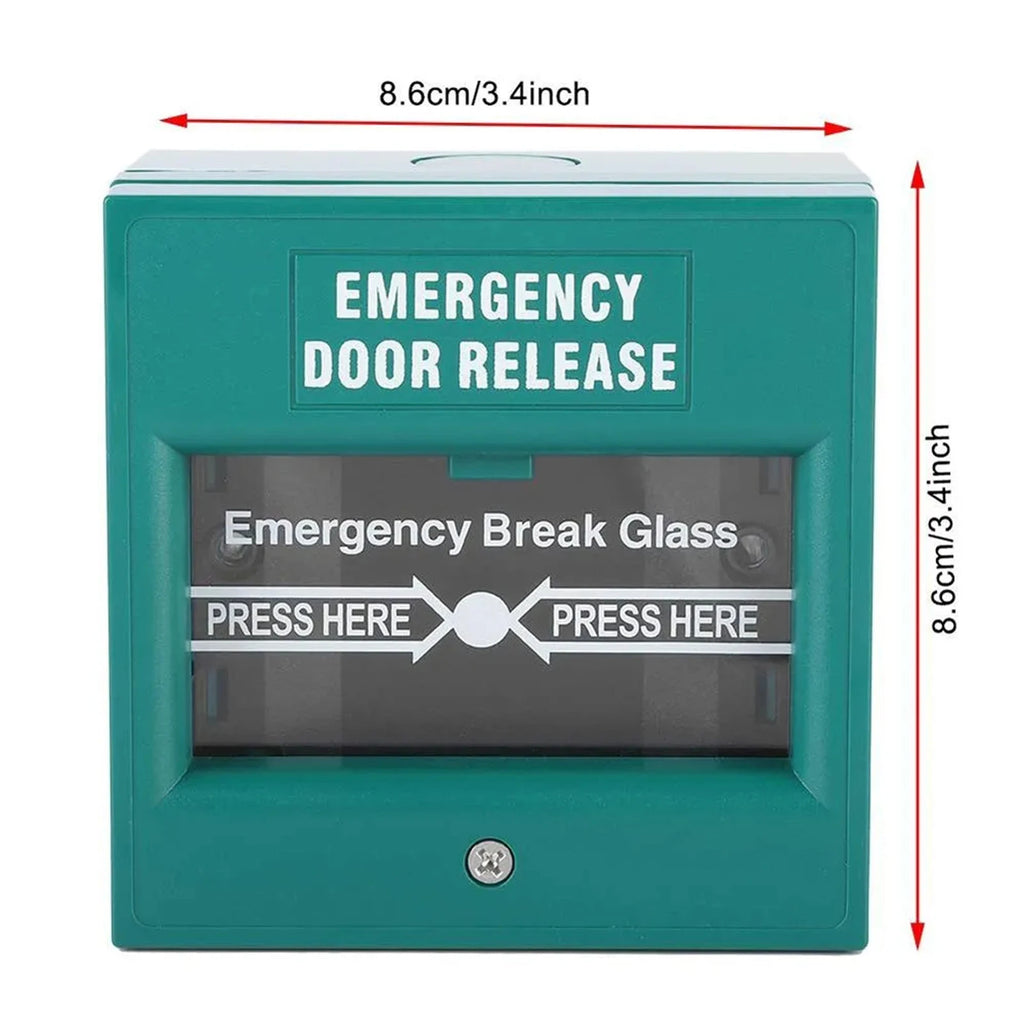 Emergency Door Release Glass Break Alarm Button Fire Alarm Swtich Break Glass Exit Release Switch Vue