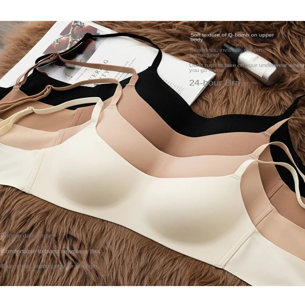 Polyester Wireless Underwear Soft Comfort Push Up Non-wire Beauty