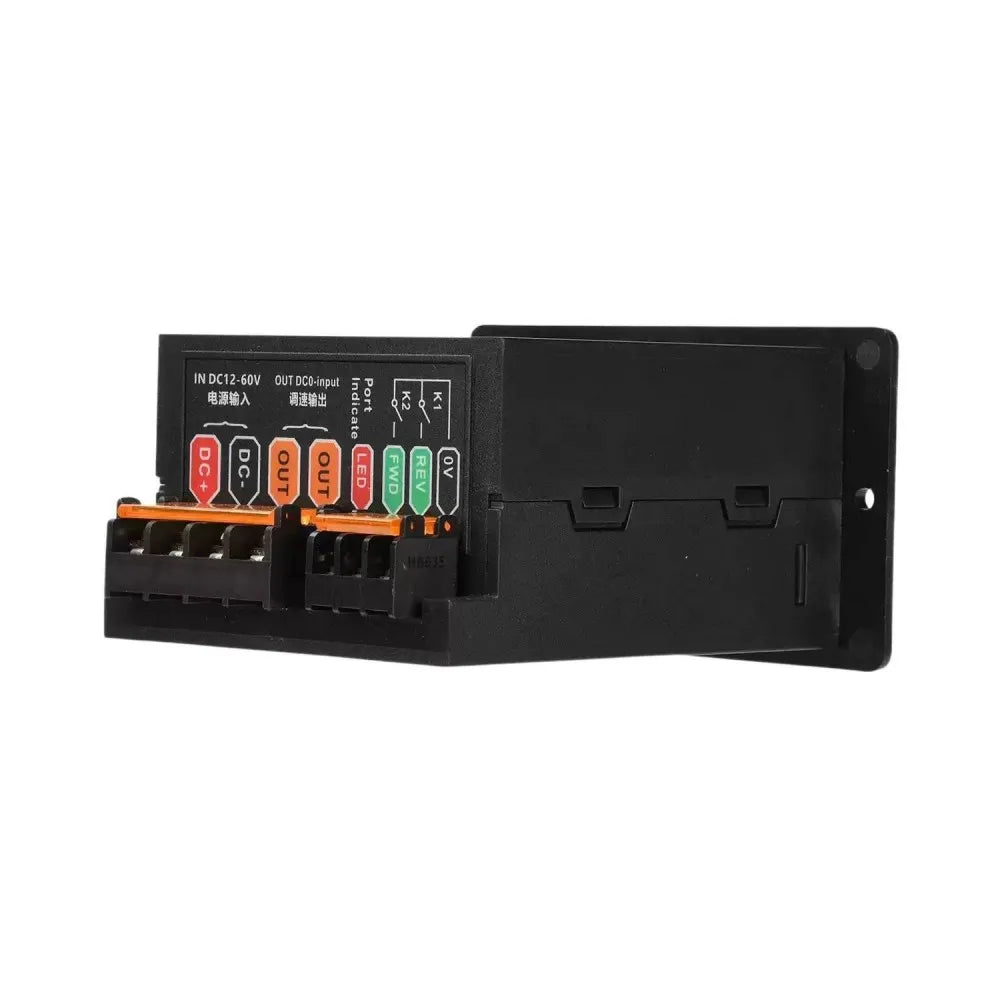DC12-60V 15A Digital Display PWM Motor Speed Controller 20kHz High Power DC Motor Governor Forward Reverse Electronic Regulator Vue