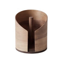 Large Capacity Wooden Paper Towel Holder Natural Wood Stable Paper Roll Rack Anti Slip Base Minimalist Retro Napkin Holder Vue Style B