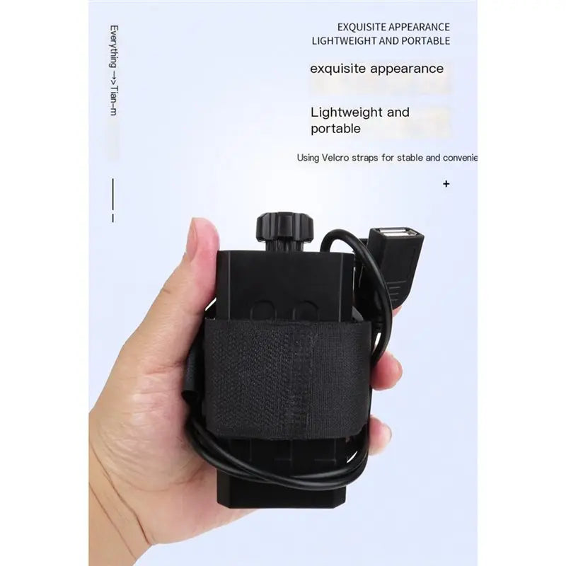 Hot-18650 Waterproof Battery Pack Case Housing Cover For Bicycle Bike Vue