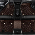 Toyota RAV4 Custom PU Leather Floor Mats 2005–2025 | Full Set Custom Car Floor Mats Vue B-coffee 2005-2012