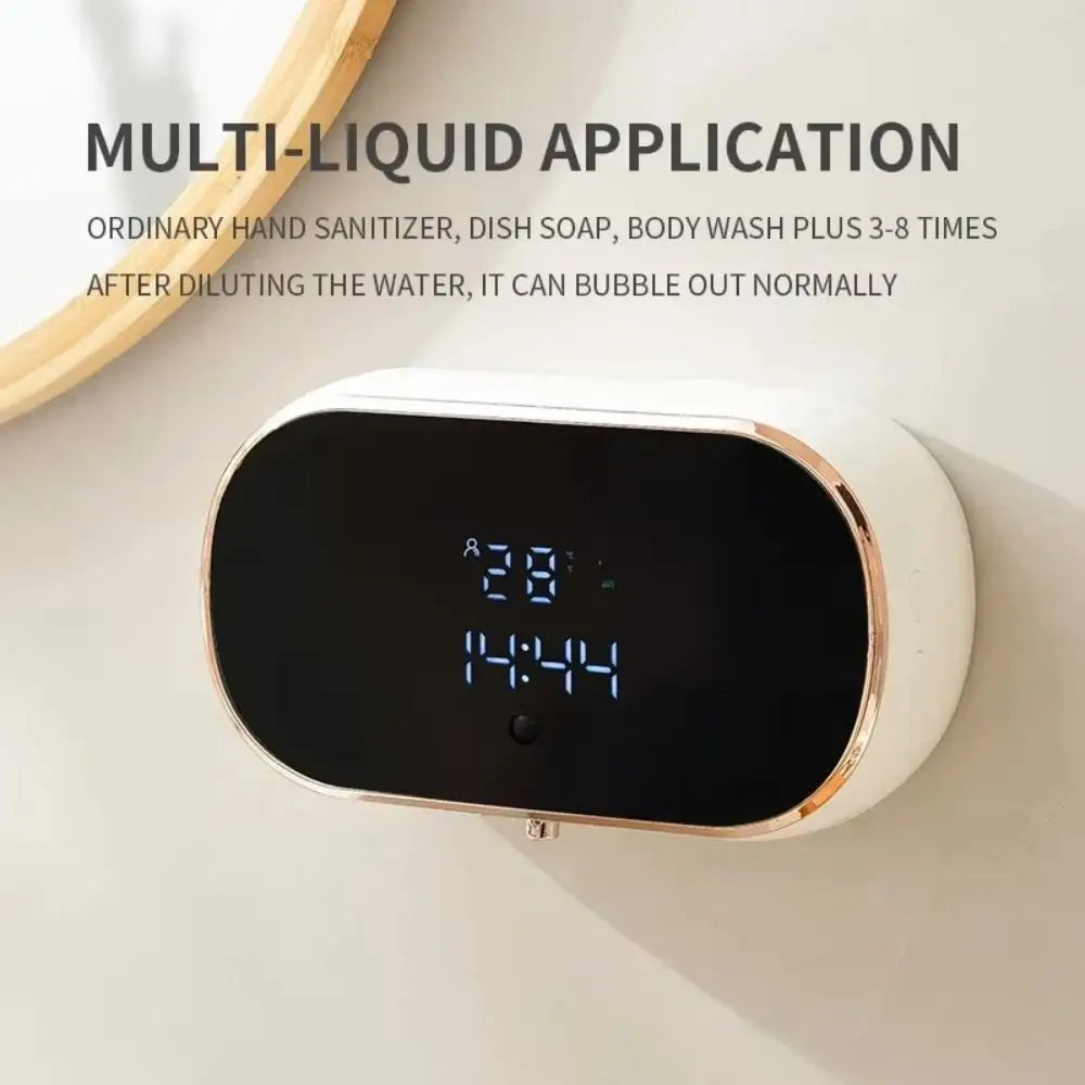 USB Charging Automatic Foam Soap Dispensers Rechargeable ABS Material Smart Washing Hand Machine Wall Mounted Adjustable Gear Vue