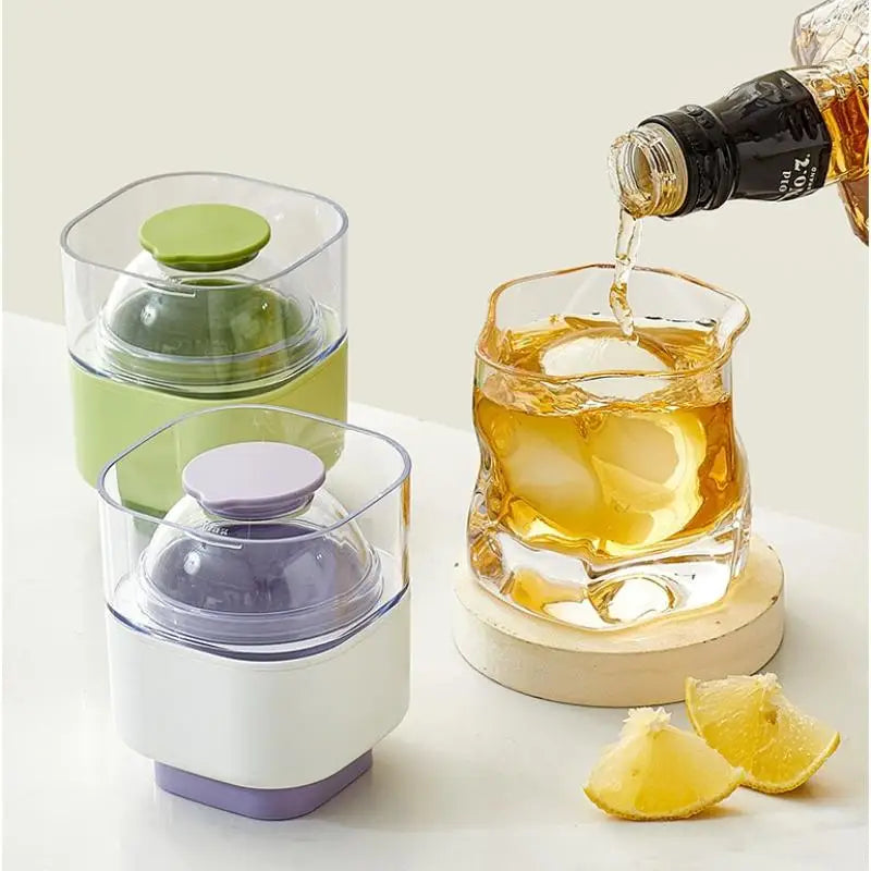 Quick-freeze Ice Ball Mold for Households Sealed and Upgraded Large Food-grade Format Vue