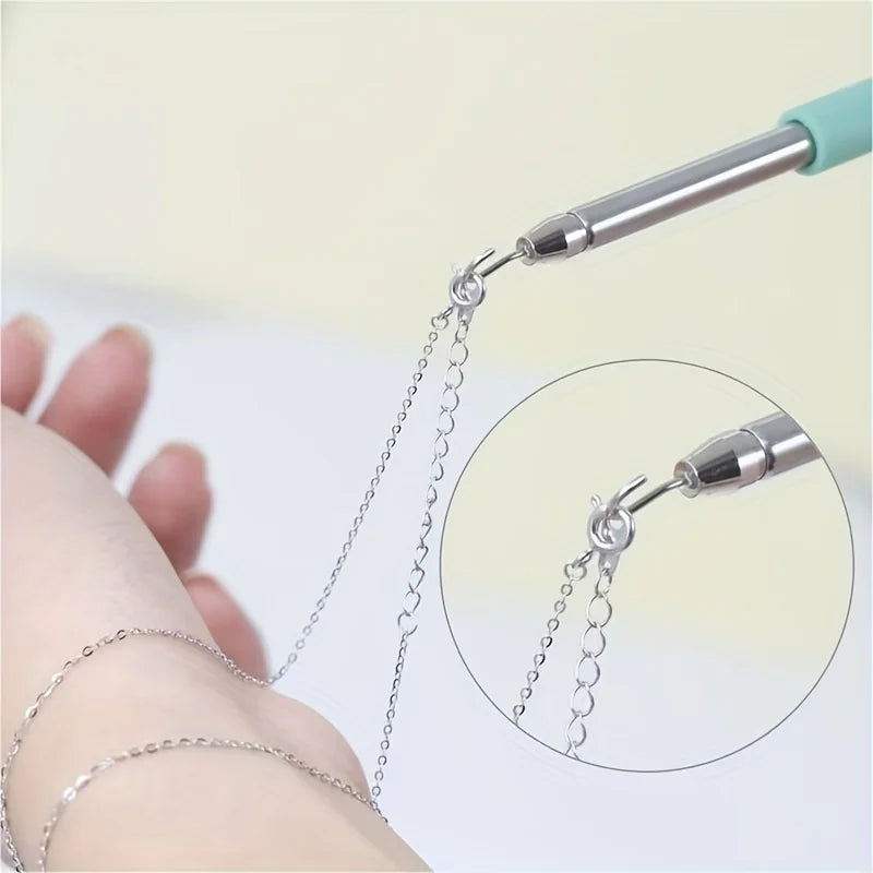 Help Wear Bracelet Tool Partner Jewelry Helper Fastening Aid Quickly Unfasten Hooking Equipment Pliers Clasps Ties Zipper Craft Vue
