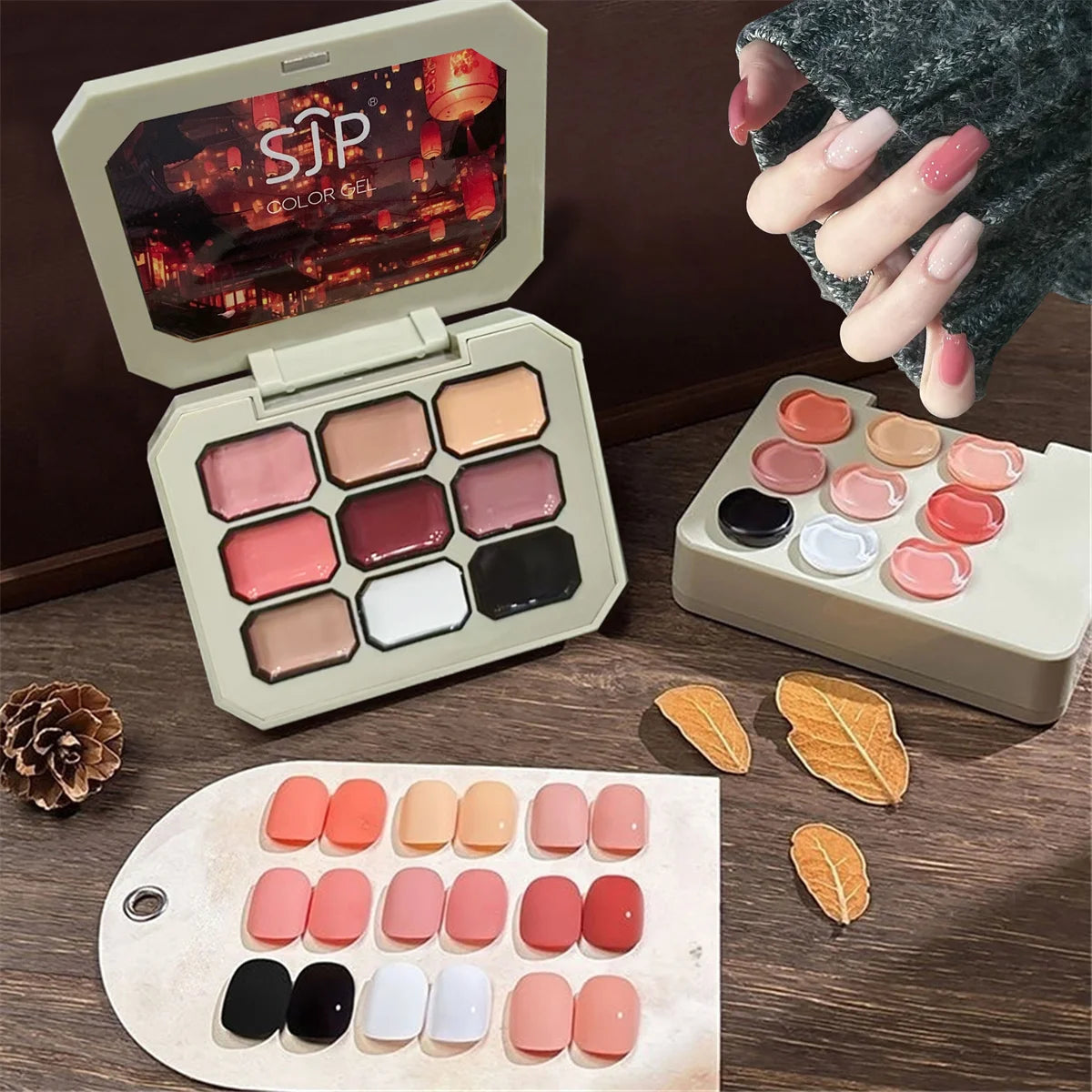 1pc nail solid gel polish patting gel color popular color gradient nail enhancement art decoration creation INS Y2K Vue
