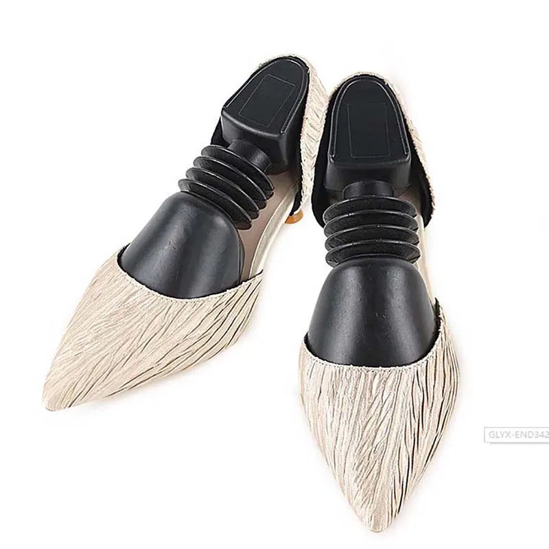 1PCS Practical Plastic Adjustable Length Men Shoe Boot Holder Organizers Plastic Tree Vue