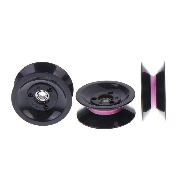 2Pcs 1004 U-Groove & V-Groove Ceramic Guide Wheel, Wire Winding Machine Pulley Combination Wire Guide Wheel Vue