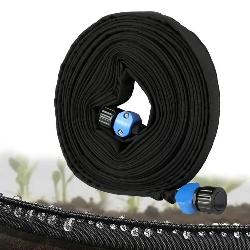 Thickened Flat Porous Seeping Hose Uniform Infiltration Efficient Micro Drip Irrigation Water-saving Drip Irrigation Tape Vue
