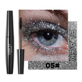 5 Colors Diamond Shimmering Mascara Long Lasting Makeup 3D Volume Eyelashes Curling Glitter Mascara Eye Lash Female Cosmetic Vue 05 Black