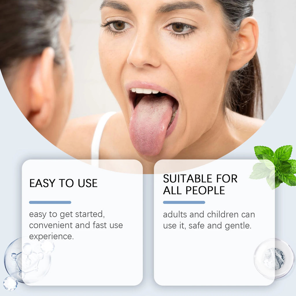 Tongue Cleaner For Remove Tongue Coating Inhibit Oral Bacteria Improve Bad Breath Freshener Tongue Cleansing Gel Toothbrush Set Vue