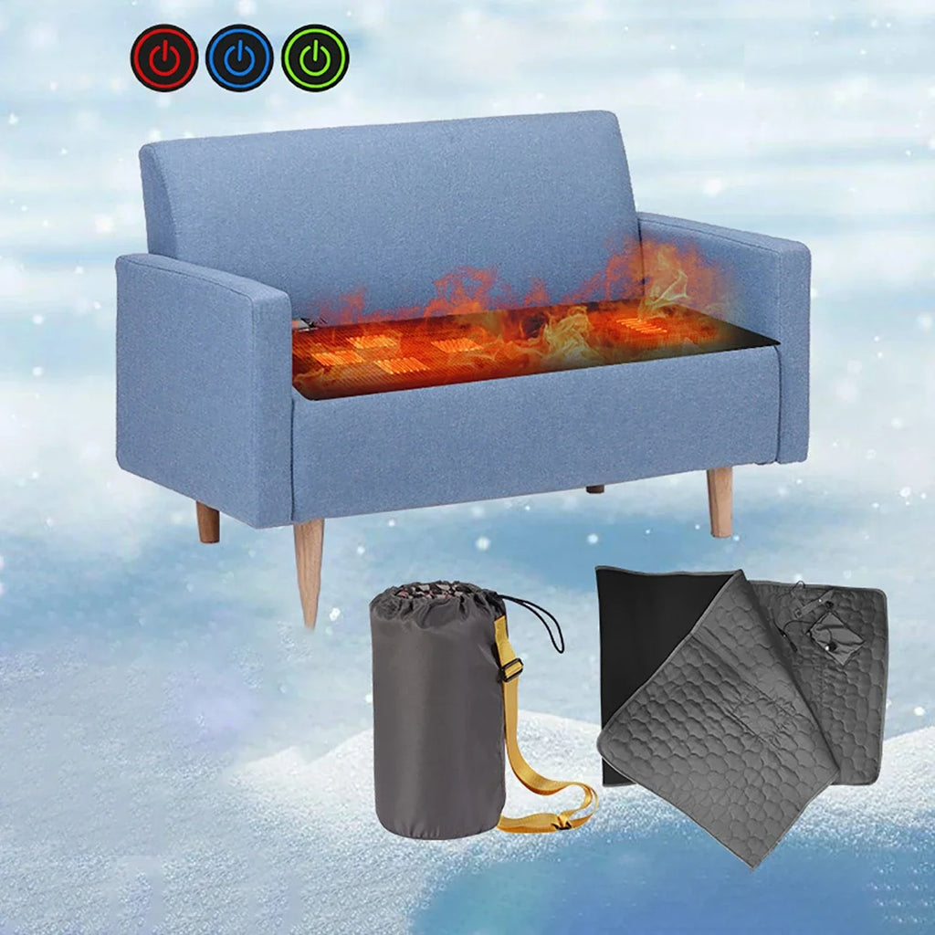 USB Electric Heated Sleeping Pad | 3-Level Camping Mattress Heated Sleeping Pad Vue