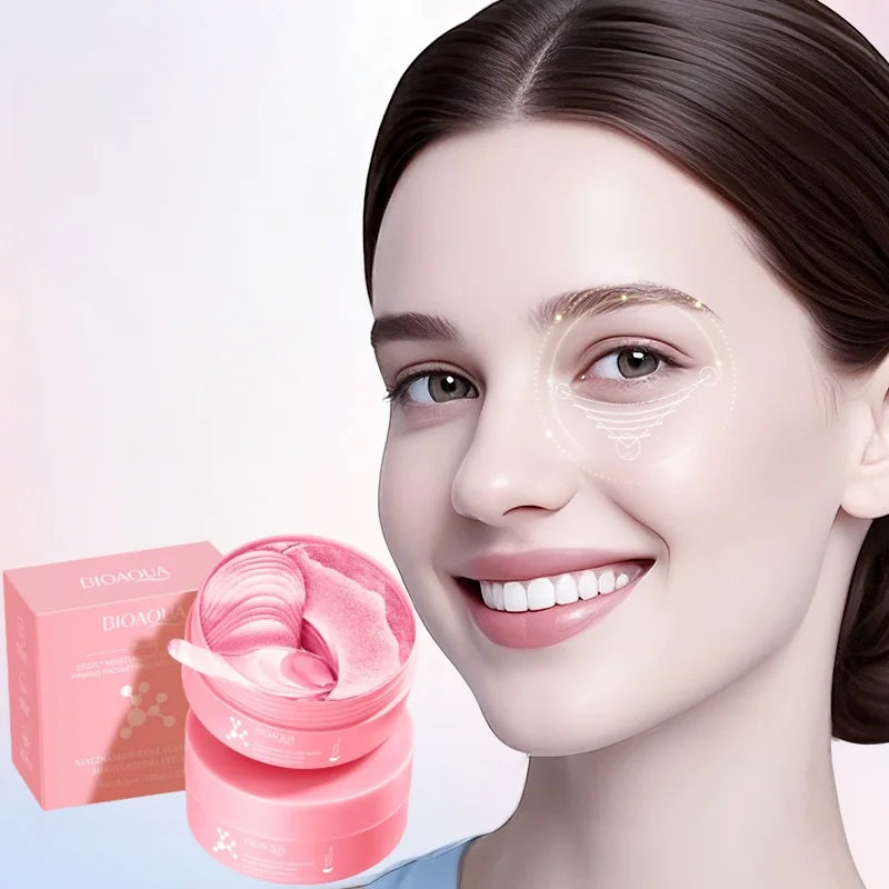 80 Pieces of Niacinamide Collagen Eye Mask, Anti-Dark Circles, Whitening, Anti-Wrinkle, Moisturizing, Anti-Aging Eye Patches Vue