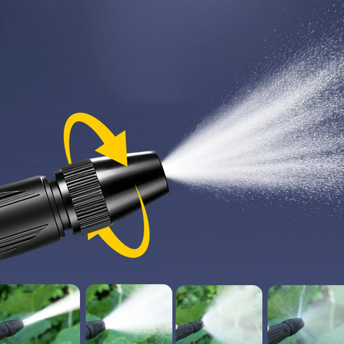 Powerful Adjustable Leak Proof High Pressure Water Hose Nozzle Washer for Home Cleaning Watering Yard Gardening Floor Furniture Vue