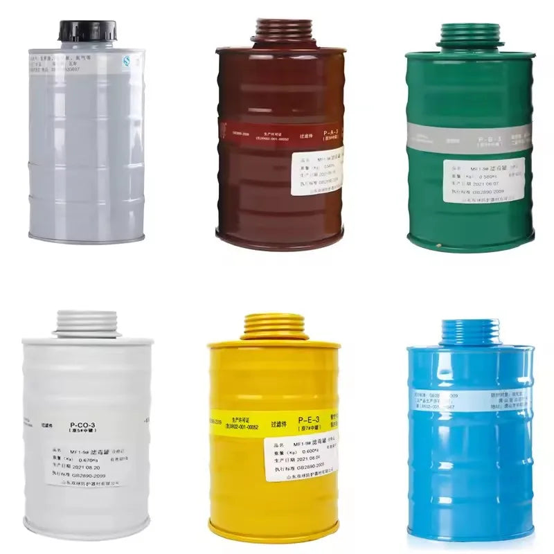 Level 3 Gas Filter Cartridge Replaceable Filters Type Organic Ammonia Acid Multi-gas Protect Safety Chemical Respirator Vue