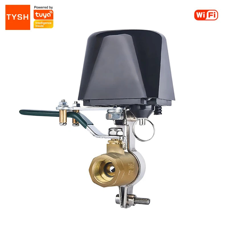 TYSH Tuya WiFi Automatic Gas Water Heater Valve Controller Smart Home Remote Control Manipulator Work With Alexa Google Home Vue