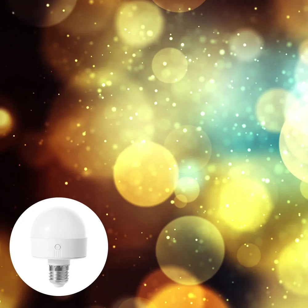 Atmosphere Light USB Rechargeable RGB Light Bulb With Remote Removable Base Emergency Bulb Dimming Timer Stage Lamp Bulb Home Vue
