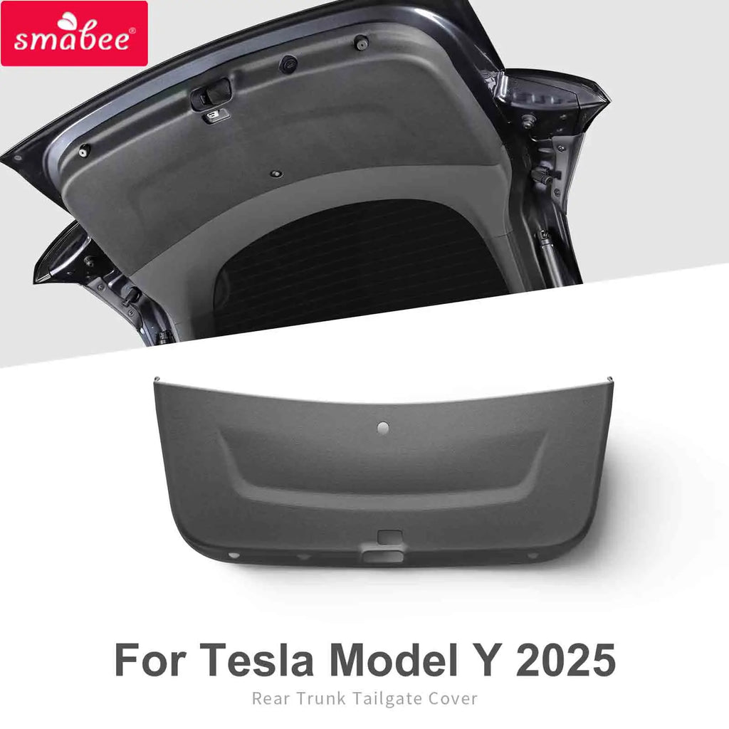 Smabee for Tesla Model Y Juniper Launch 2025 2026 Rear Trunk Door Anti-dirt Mat Trunk Tailgate Protection Pad Car Accessories Vue