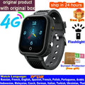 Update Smart Watch Kids 4G GPS WIFI Video Call SOS LT21Child Smartwatch Monitor Tracker Location Phone Watch Boy Girl Gifts Vue Black Global version
