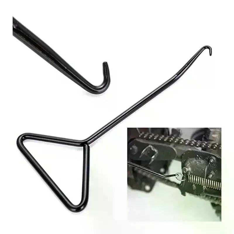 Motorcycle Stainless Steel Exhaust Stand Spring Hook Puller Tool Motocross Dirt Bike Motorcycle Accessories Repair Tools Vue