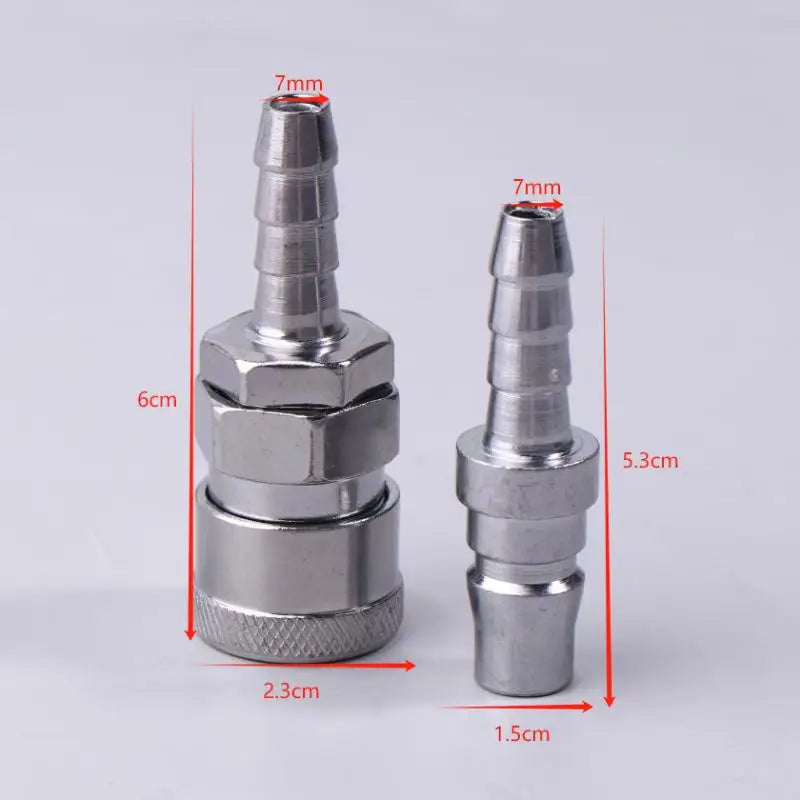 2Pcs Pneumatic Fitting Euro Type SH20 PH20 Quick Coupling Connector Coupler For 8mm Tube Compressor Accessories Vue 2PCS