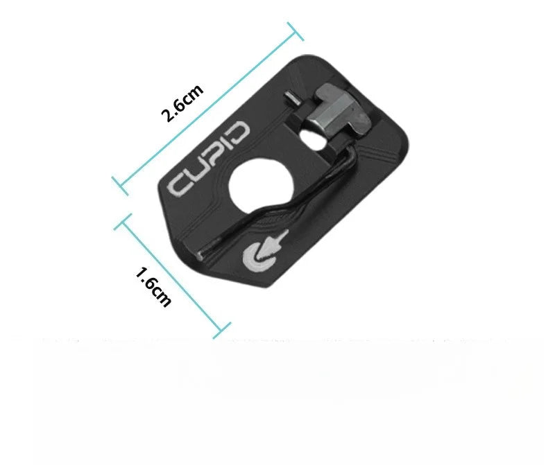 Magnetic Arrow Stand Patch Reverse Bow and Arrow Archery Equipment Competitive Patch Left and Right Hand Arrow Stand Bow Vue black